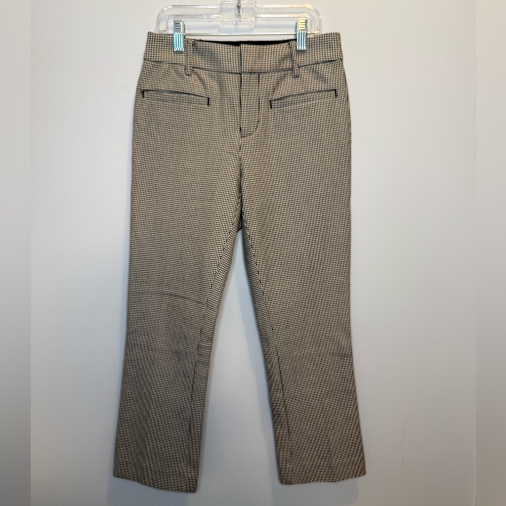 Anthropologie Essential Slim Trousers Houndstooth 00P